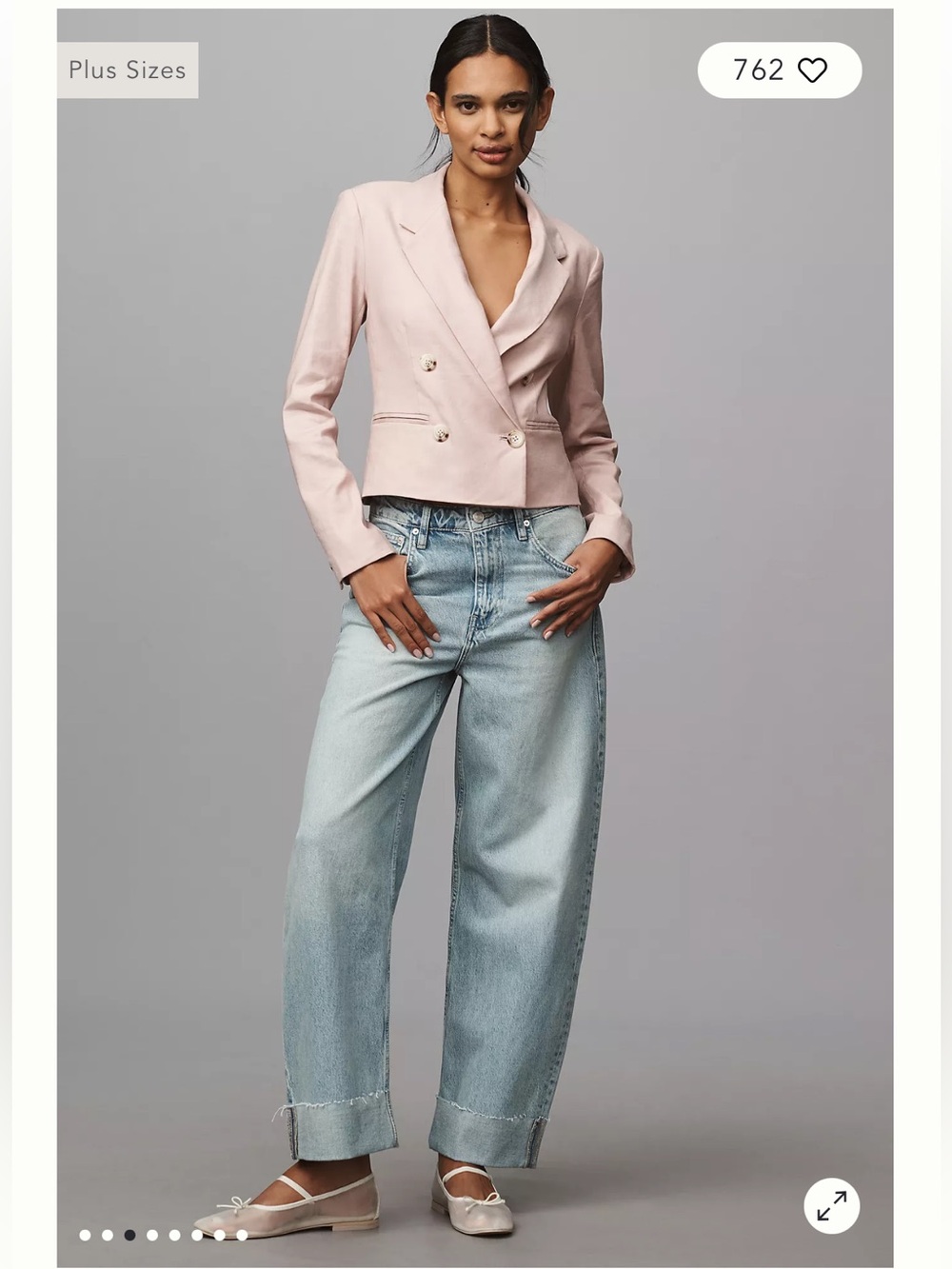 Anthropologie Linen blazer - Picture 3 of 8